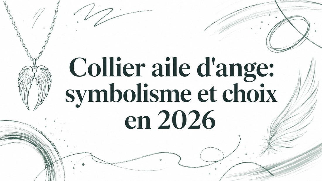 Collier aile d'ange: symbolisme et choix en 2026