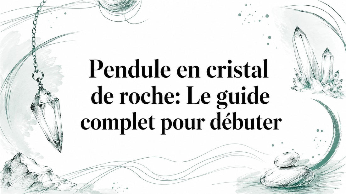 Pendule en cristal de roche: Le guide complet pour débuter
