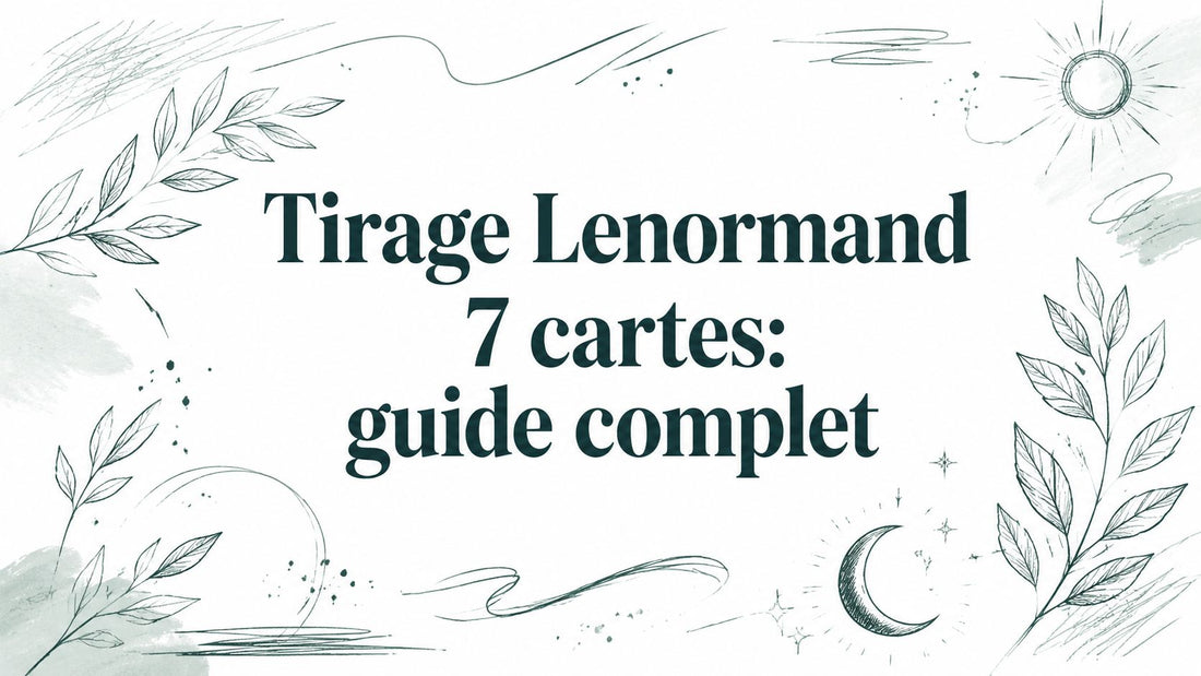 Tirage Lenormand 7 cartes: guide complet