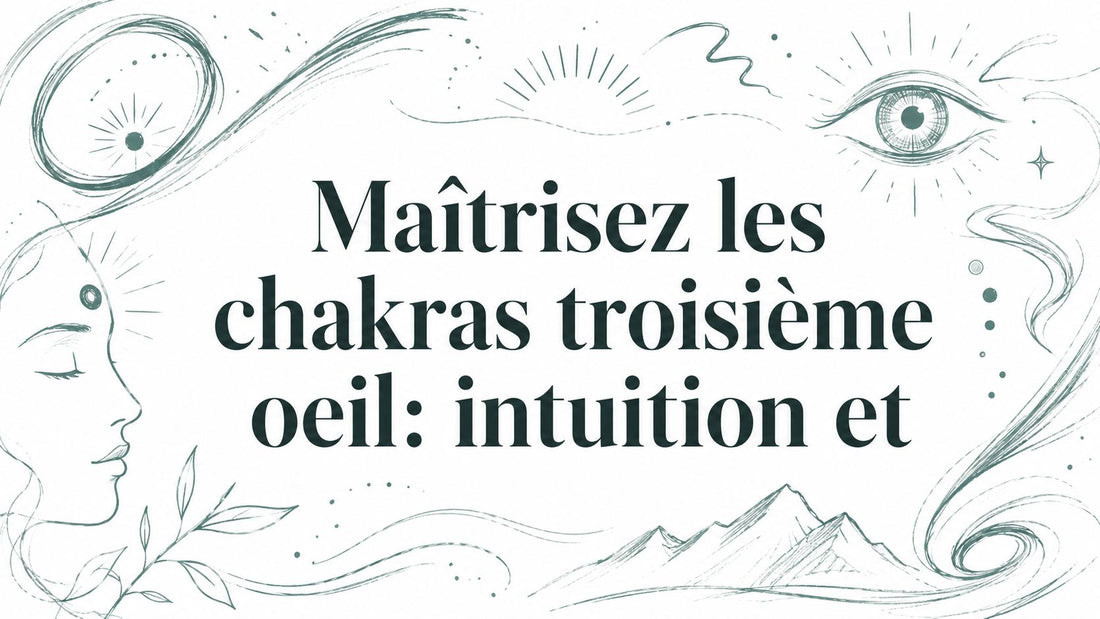Maîtrisez les chakras troisième oeil: intuition et